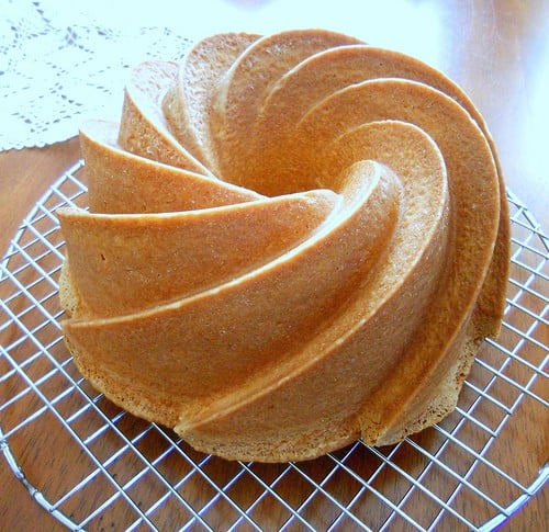 cake made using the creaming methods