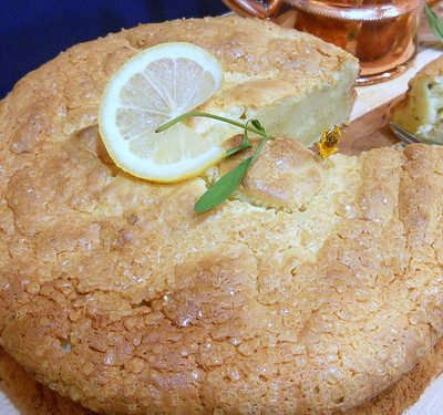 Lemon Olive Oil Cake with Tarragon