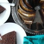 Double Chocolate Stout Cake with Vanilla Porter Toffee