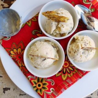 fennel pollen-caraway ice cream