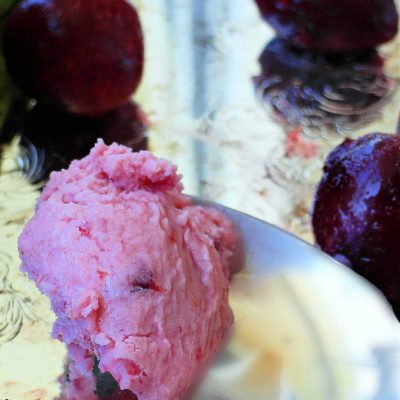 Sour Cherry Ice Cream Recipe