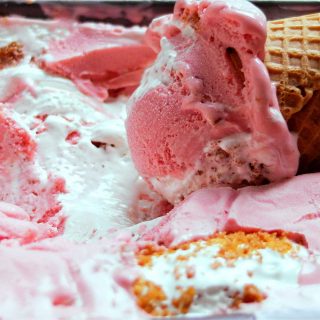 close up of ice cream