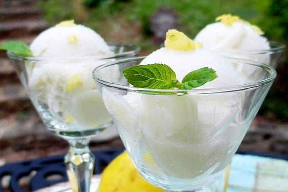 Pickled Pear Sorbetto Using Taylor's Gold Pears #LoveNZFruit