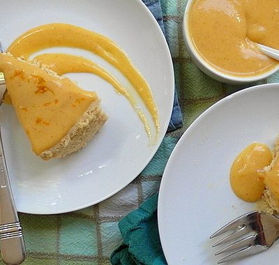 Pumpkin Butter Japanese Cheesecake | Pumpkin-Spiced Tangerine Curd | #tbtfood