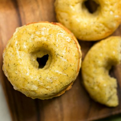 Lemon Dill Cornmeal Donuts (or Cornmeal Muffins)