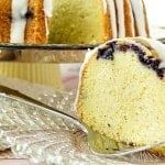 blueberry lemongrass pound cake | pastrychefonline.com