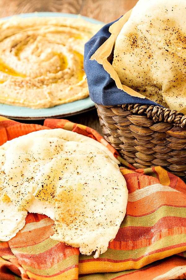 Whole Wheat Pita Bread from Make Ahead Bread
