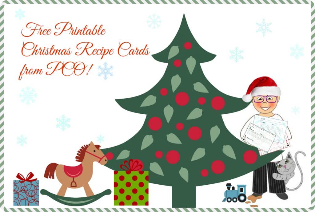 Free Printable Recipe Cards for Christmas - Pastry Chef Online