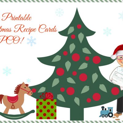 Free Printable Christmas Recipe Cards from PCO!