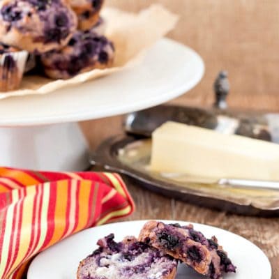 Dairy Free Blueberry Muffins (Vegan, Gluten-Free)