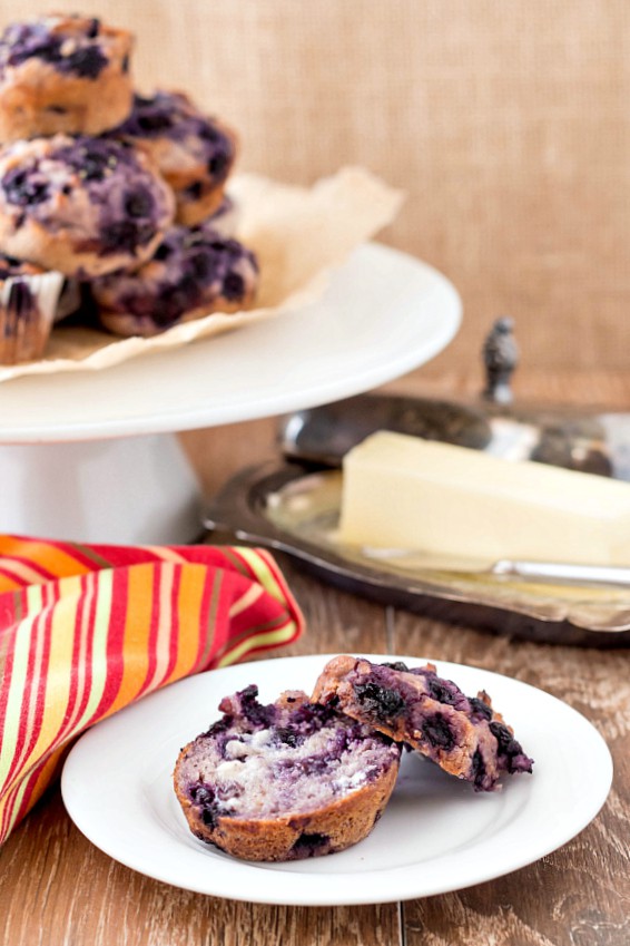 Dairy Free Blueberry Muffins (Vegan, Gluten-Free)