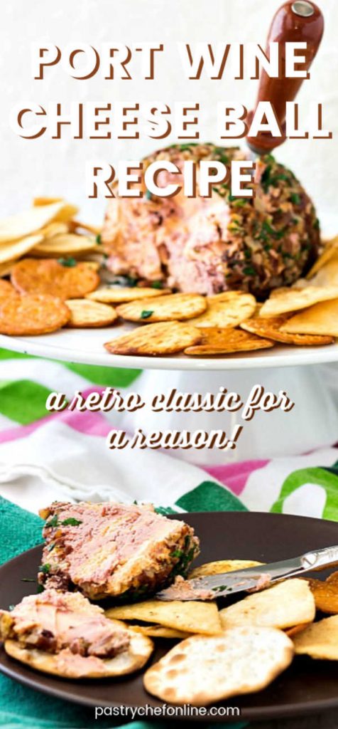 pin image for port wine cheese ball