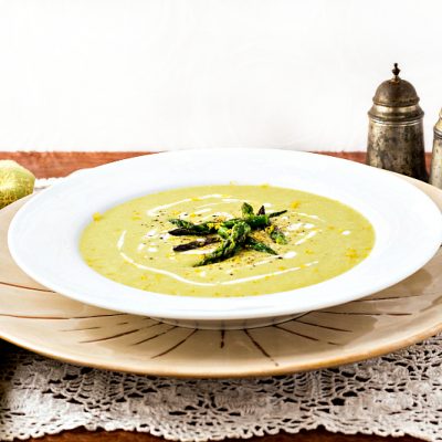 Lemon Asparagus Soup from The Perfect Diabetes Comfort Food Collection
