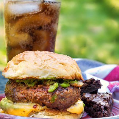 Bloody Mary Meatloaf Burger | A TV Dinner-Inspired Burger