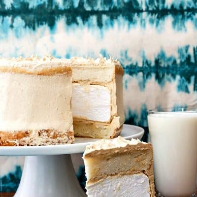 Peanut Butter Marshmallow Cake | The Fluffernutter Cake