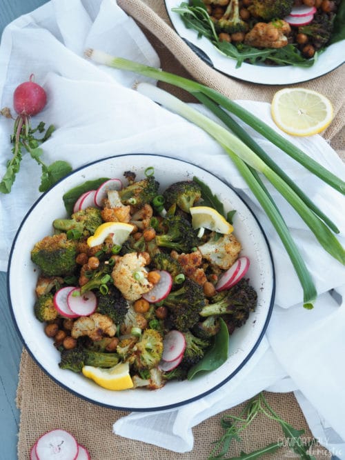 Moroccan Roasted Veggie Power Bowls