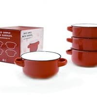 16 Oz Soup Bowls with Handles, Set of 4
