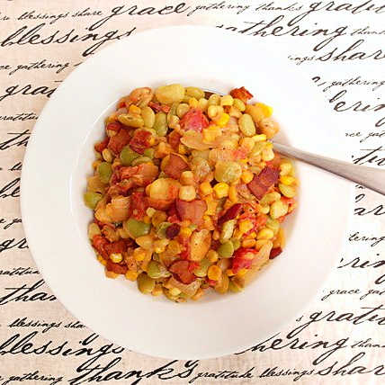 Spicy Succotash for Progressive Eats