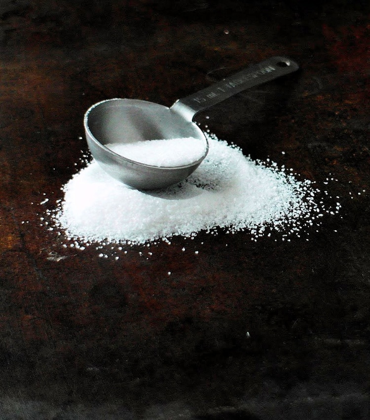 a teaspoon of salt
