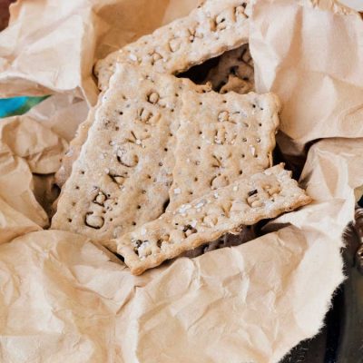 How to Make Spent Grain Crackers | Spent Grain Soda Crackers