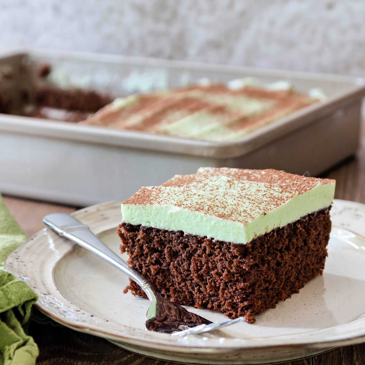 Peppermint Texas Sheet Cake Recipe