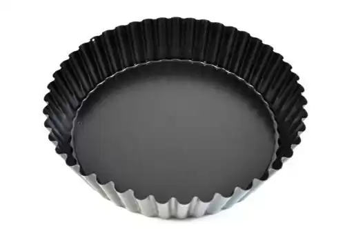 Paderno Deep Removable Base Tart pan, 9.5in, Black
