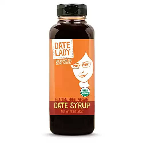 Award Winning Organic Date Syrup 18 Ounce Squeeze Bottle
