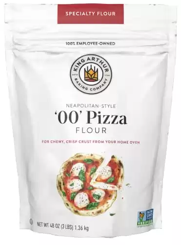 King Arthur 00 Pizza Flour, Non-GMO Project Verified, 3 lbs