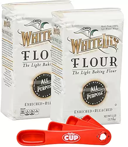 White Lily All Purpose Flour, 5 lbs (Pack of 2)