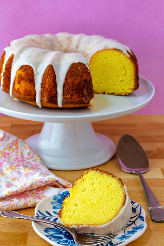 Easy & Moist Lemon Bundt Cake - Handle the Heat