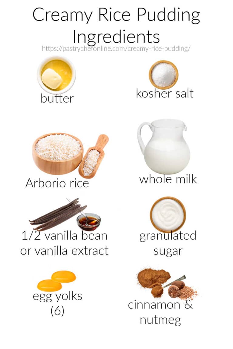 Creamy Rice Pudding - Pastry Chef Online